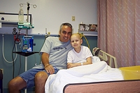 Fathers Day 2003 with Billy at ACH