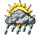 sun and rain
